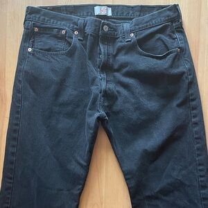Levi's Men's Black Denim Jeans